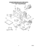 MAGNETRON AND AIR FLOW, LITERATURE Diagram and Parts List for MH7115XBZ5  Whirlpool Microwave