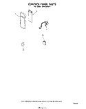 CONTROL PANEL , LITERATURE AND OPTIONAL Diagram and Parts List for MW3520XP1  Whirlpool Microwave