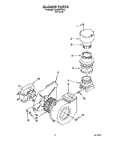 BLOWER Diagram and Parts List for KUDJ230YAL2  KitchenAid Dishwasher