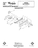CONSOLE Diagram and Parts List for DU4040XP1  Whirlpool Dishwasher