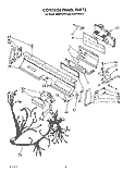 CONTROL PANEL, LIT/OPTIONAL Diagram and Parts List for KUDP22ST4  KitchenAid Dishwasher