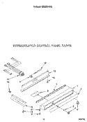 REFRIGERATOR CONTROL PANEL Diagram and Parts List for KSSS48DAW03  KitchenAid Refrigerator