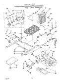 UNIT Diagram and Parts List for KSRB22FHBL00  KitchenAid Refrigerator