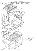 Part Location Diagram of 2199183 Whirlpool TRIM-SHELF