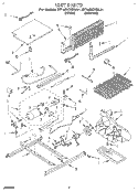 UNIT Diagram and Parts List for RT18DKXBL01  Roper Refrigerator