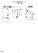 WATER SYSTEM Diagram and Parts List for 6LBR6245EQ1  Whirlpool Washer