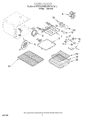 OVEN Diagram and Parts List for KESC307BAL6  KitchenAid Range