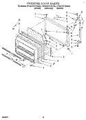 FREEZER DOOR Diagram and Parts List for ET22DKXBN00  Whirlpool Refrigerator