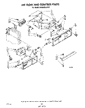 AIR FLOW AND CONTROL Diagram and Parts List for ED26SSXLWR0  Whirlpool Refrigerator
