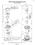 3367743 PUMP AND MOTOR Diagram and Parts List for GDU4050XPW1  Whirlpool Dishwasher