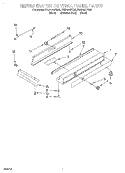 REFRIGERATOR CONTROL PANEL Diagram and Parts List for KSSP42QFB05  KitchenAid Refrigerator