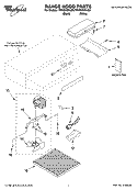 RANGE HOOD PARTS Diagram and Parts List for YRH2330XJB0  Whirlpool Range Hood
