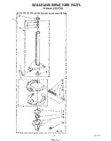 BRAKE AND DRIVE TUBE Diagram and Parts List for LA7001XTW0  Whirlpool Washer