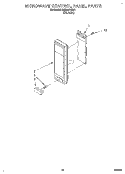 MICROWAVE CONTROL PANEL Diagram and Parts List for RM765PXAB1  Whirlpool Wall Oven