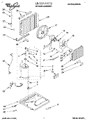 UNIT, LITERATURE Diagram and Parts List for ACM102XZ1  Whirlpool Air Conditioner