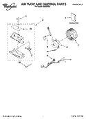 Part Location Diagram of 1188826 Whirlpool Use & Care Guide