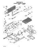 UNIT Diagram and Parts List for ET18PKXAN00  Whirlpool Refrigerator