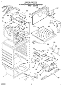 LINER Diagram and Parts List for KTRP20MDAL02  Whirlpool Refrigerator