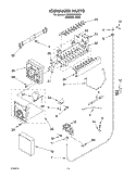 ICEMAKER PARTS, PARTS NOT ILLUSTRATED Diagram and Parts List for KSBP25FKSS01  KitchenAid Refrigerator