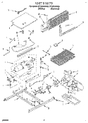 UNIT Diagram and Parts List for ET18ZKXAN01  Whirlpool Refrigerator