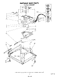 MACHINE BASE Diagram and Parts List for LA5600XSW1  Whirlpool Washer