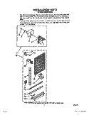 INSTALLATION Diagram and Parts List for BHAC0700XS0  Whirlpool Air Conditioner