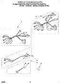 WIRING HARNESS, LIT/OPTIONAL Diagram and Parts List for RF366PXYB2  Whirlpool Range