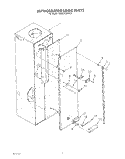REFRIGERATOR LINER Diagram and Parts List for KSSS36MWX00  KitchenAid Refrigerator