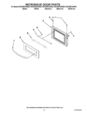 Part Location Diagram of W10585729 Whirlpool Outer Door Assembly - White Ice