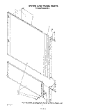 DOOR AND PANEL Diagram and Parts List for KUDI21DS3  KitchenAid Dishwasher