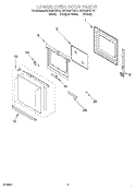 Part Location Diagram of 4448403 Whirlpool HNDLE-DOOR