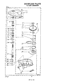 GEARCASE Diagram and Parts List for LA5000XPW0  Whirlpool Washer