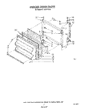 FREEZER DOOR Diagram and Parts List for RT14CKXVW00  Roper Refrigerator
