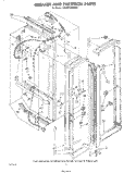 BREAKER AND PARTITION Diagram and Parts List for ED25PSXRWR0  Whirlpool Refrigerator