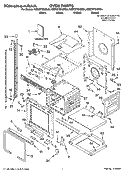 OVEN PARTS Diagram and Parts List for KEBC278KBT04  KitchenAid Wall Oven