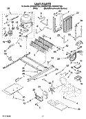UNIT PARTS Diagram and Parts List for GF6NFEXTB00  Whirlpool Refrigerator