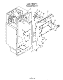 LINER Diagram and Parts List for ET22DMXVF01  Whirlpool Refrigerator