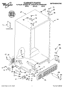Part Location Diagram of LIT2255045 Whirlpool LITERATURE PARTS (Service & Wiring Sheet)