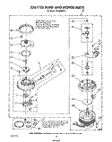 3367725 PUMP AND MOTOR Diagram and Parts List for DU9200XT0  Whirlpool Dishwasher