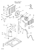 UNIT, LITERATURE Diagram and Parts List for RA1210  Whirlpool Air Conditioner