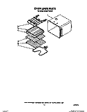 OVEN LINER Diagram and Parts List for KEBI271WBL0  KitchenAid Wall Oven