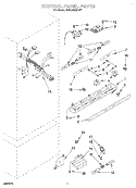 CONTROL PANEL Diagram and Parts List for KBRC36MHS01  KitchenAid Refrigerator