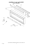 CONTROL FRAME AND KNOBS Diagram and Parts List for KGBS146SBL0  KitchenAid Wall Oven