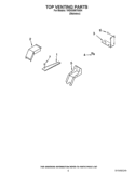 TOP VENTING PARTS Diagram and Parts List for YKDSS907SS04  KitchenAid Range