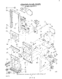 CONTROL PANEL Diagram and Parts List for RM973PXLT1  Whirlpool Microwave Oven Combo