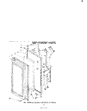 SERVA DOOR Diagram and Parts List for EHD261MMWR2  Whirlpool Refrigerator