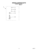MISCELLANEOUS PARTS OPTIONAL PARTS (NOT INCLUDED) Diagram and Parts List for 7MLSR7534MT0  Whirlpool Washer