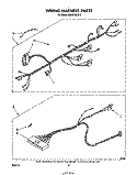 WIRING HARNESS , LITERATURE AND OPTIONAL Diagram and Parts List for MW8700XS2  Whirlpool Microwave