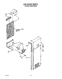 AIR FLOW Diagram and Parts List for KSRS27QXWH00  KitchenAid Refrigerator