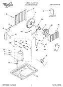 UNIT, LITERATURE Diagram and Parts List for ACV052XH0  Whirlpool Air Conditioner